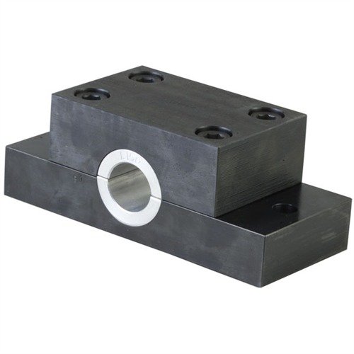 Entdecke das Brownells Barrel Vise Set 🛠️ für präzise Laufmontage. Robustes Design und vielseitige Buchsen für jeden Büchsenmacher.