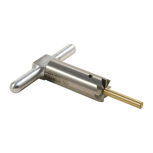 Entdecke den 90° MUZZLE FACING CUTTER von BROWNELLS! 🔧 Ideal zum Kürzen und Reparieren von Mündungen für .22 RF Kaliber. Jetzt kaufen!