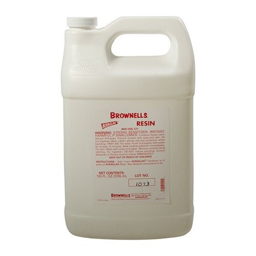Verstärke deine Präzision mit ACRAGLAS® HARZ & HÄRTER! 🛠️ Ideal für Schützen, um Gewehre optimal zu betten. 120 oz. von BROWNELLS.