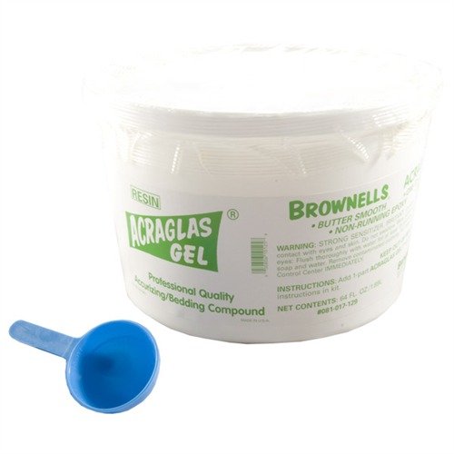 Entdecke das ACRAGLAS GEL® von BROWNELLS! 🛠️ Perfekt für deine Werkstatt mit stabiler Struktur und einfacher Anwendung. Ideal für Schaftbettung!