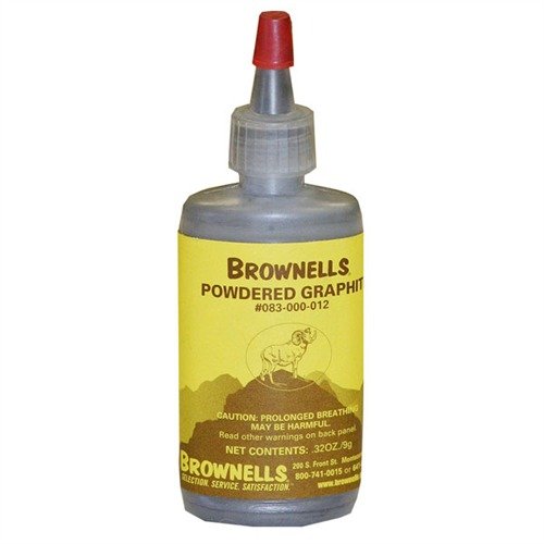 Entdecke das POWDERED GRAPHITE von BROWNELLS! 🛠️ Ideal für Waffen und Haushaltsanwendungen, bietet es hervorragende Schmierung ohne Schmutz.