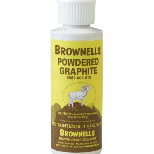 Entdecke das POWDERED GRAPHITE von BROWNELLS! 🌟 Ideal für Waffen und Haushaltsanwendungen, bietet es hervorragende Schmierung ohne Schmutzansammlungen.