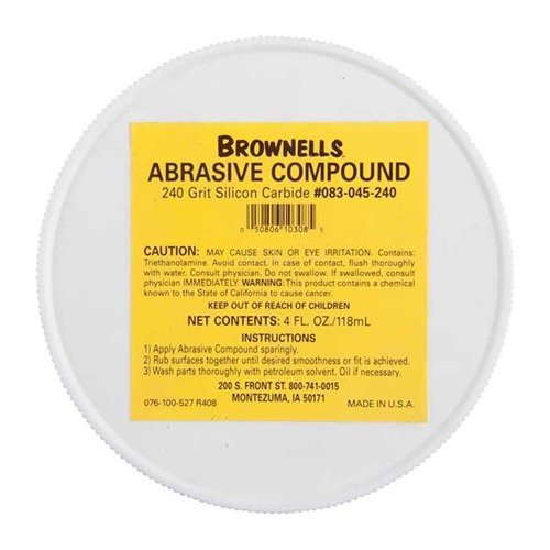 Entdecke das SILICON CARBIDE ABRASIVE COMPOUND von BROWNELLS! Ideal für das Schleifen von Stahlteilen. ✨ Langlebig und effektiv!
