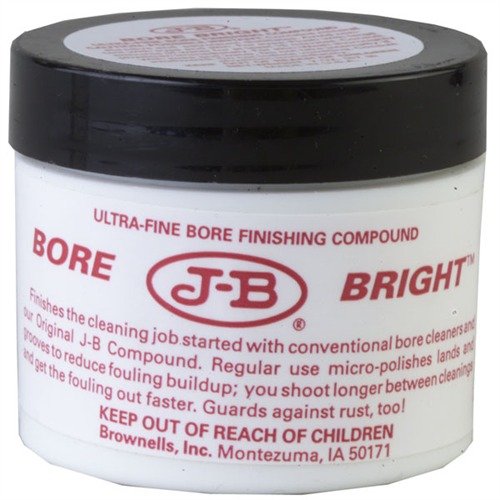Halte deinen Lauf mit J-B® Bore Bright 2oz 🛠️ sauber und glänzend. Reduziere Ablagerungen und verbessere die Genauigkeit deiner Waffe!