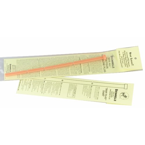 Entdecke den FITS-ALL Shotgun Magazine Plug von Brownells! 🔧 Perfekt für alle gängigen Schrotflinten und einfach anzupassen. Hol dir jetzt deinen!