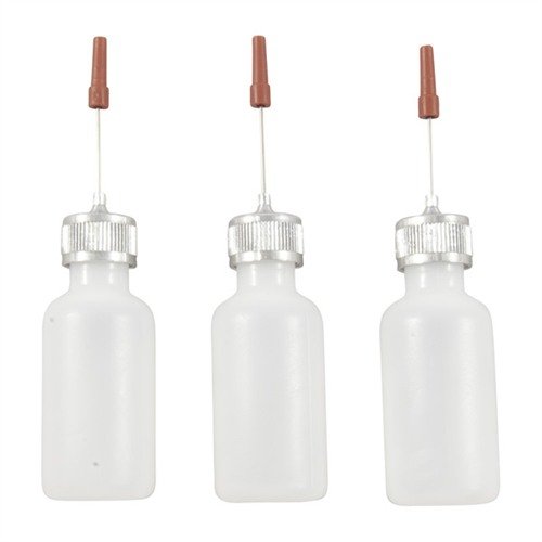 Entdecke die Brownells Needle Oiler Bottles! 🛠️ Präzise Tropfen für Öl und Reiniger, ideal für sauberes Arbeiten. 3er Pack, ½ fl oz.