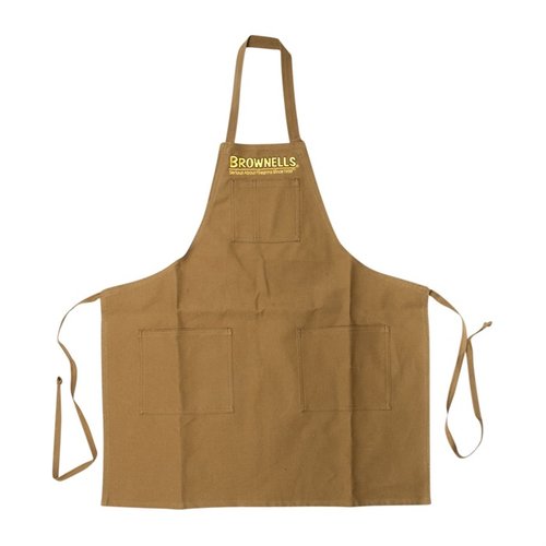Entdecke die SHORT PREMIUM SHOP APRON von BROWNELLS! 👌 Hochwertige Baumwolle, verstärkte Nähte und anpassbarer Schnitt für besten Schutz.