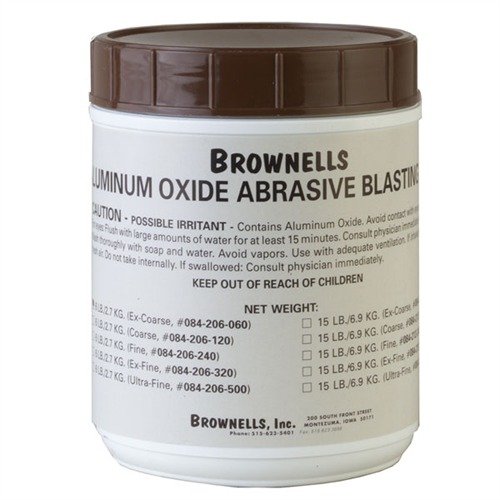 Erziele perfekte Ergebnisse mit dem ALUMINUM OXIDE ABRASIVE BLASTING GRIT von BROWNELLS! ✨ Ideal für Metalloberflächen und kreative Projekte.