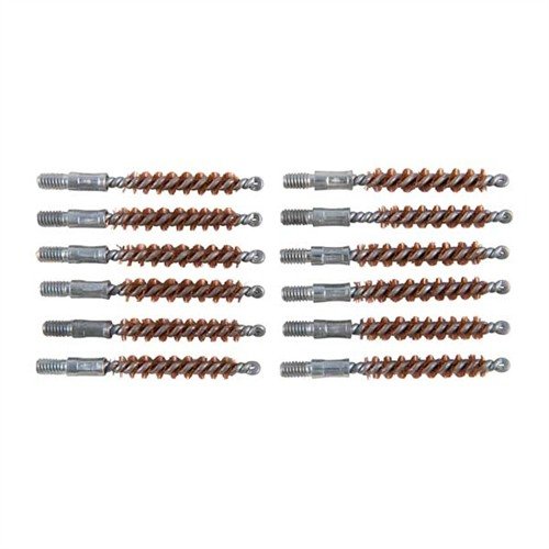Entdecke die STANDARD LINE BRONZE BORE BRUSHES von BROWNELLS 🛠️ – 22 Kaliber Pistol Bore Brushes in praktischen 12er-Packungen für gründliche Reinigung!
