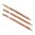 BROWNELLS SPECIAL LINE BRUSH, BRASS, .20 CALIBER RIMFIRE, 3 PACK