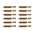 BROWNELLS SPECIAL LINE BRUSH, BRASS, .410 BORE SHOTGUN, 12 PACK