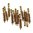 BROWNELLS SPECIAL LINE BRUSH, BRASS, .410 BORE SHOTGUN, 12 PACK