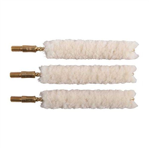 Reinige deine Waffe effektiv mit den WOOL BORE MOPS von BROWNELLS! 🧼 Ideal für 35-38 Kaliber, 3er Pack für optimale Pflege.