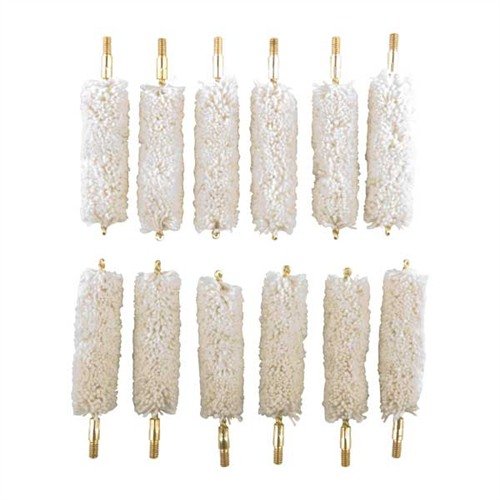 Entdecke die 50 Caliber Cotton Bore Mops von Brownells! 🧼 Perfekt zum Reinigen und Auftragen von Moly Bore Paste. Hol dir dein 12er-Pack!