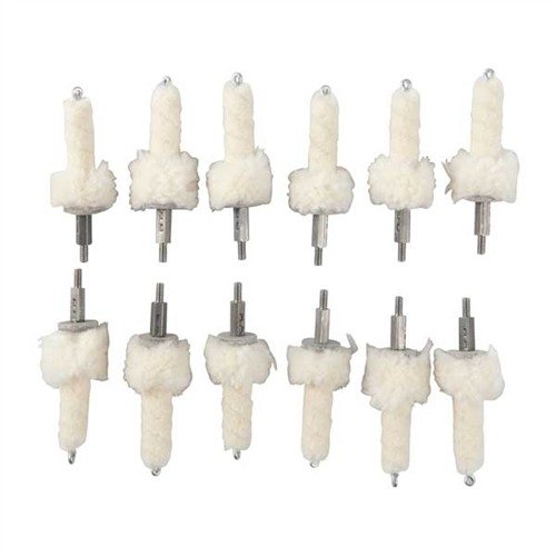 Reinige und schmiere deine AR-15 oder M16 mit dem BROWNELLS .223 Chamber Mop 🧼. 12er Pack für effektive Pflege und Wartung!