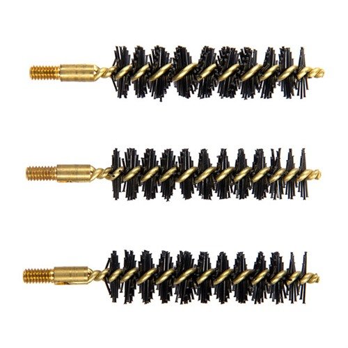 Entferne hartnäckige Ablagerungen mit der HEAVY WEIGHT NYLON BORE BRUSH von BROWNELLS! 🧼 Ideal für 50 Caliber Gewehre und sicher in der Anwendung.