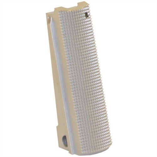 Entdecke das ED BROWN 1911 Mainspring Housing mit 25 lpi Checkering für perfekten Grip und Kontrolle. Ideal für Wettkampf- und taktische Waffen! ✨