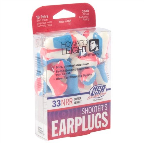 Entdecke die SUPER LEIGHT® Shooter's Earplugs 🎯 von Howard Leight! Hohe Geräuschreduzierung mit NRR 33 und bequemem Sitz für dein Schießerlebnis.