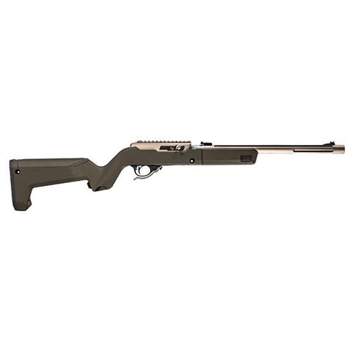 Der Magpul X-22 Backpacker Stock für die Ruger 10/22 Takedown bietet eine kompakte, ergonomische Lösung mit Stauraum für Magazine und einfacher Transportmöglichkeit.