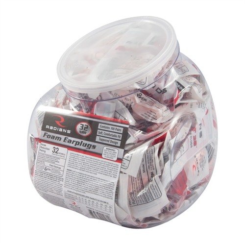 Schütze dein Gehör mit den RADIANS Schaumstoff-Ohrstöpseln 🦻. 100er Pack mit NRR 32 für maximalen Komfort und Schutz. Ideal für laute Umgebungen!