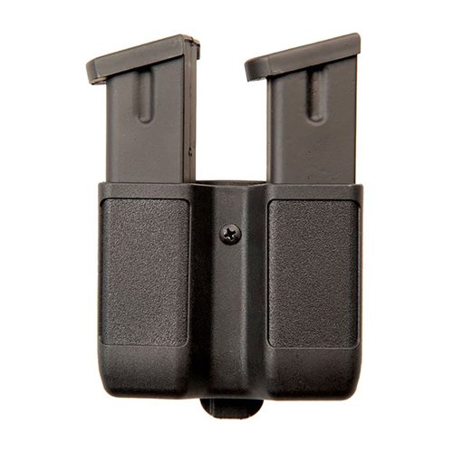 Sichere deine Magazine mit dem BLACKHAWK Double Mag Case! 🔒 Verstellbarer Gürtelclip und doppelter Halt für verschiedene Größen. Ideal für 9mm und mehr!