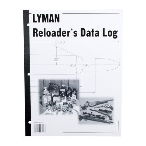 Das RELOADER'S LOG von Lyman ist dein perfekter Begleiter! 📖 Halte alle wichtigen Ladeinformationen präzise fest und verbessere deine Schießkünste!