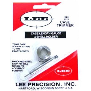 Mit dem CASE LENGTH GAUGE von LEE PRECISION kannst du die Länge deiner .223 Remington Hülsen präzise trimmen und begradigen. 🔧