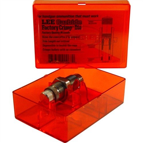 Erlebe präzise Crimping mit den LEE Carbide Factory Crimp Dies für 9mm Luger. 🔧 Schnelle Anpassung und zuverlässige Munition für dein Shooting!