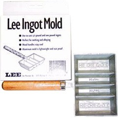 Gieß deine eigenen Barren mit dem Lee Ingot Mold! 🛠️ Aus rostfreiem Aluminium, ideal für 1/2 und 1 lb. Barren. Perfekt zum Schmelzen!