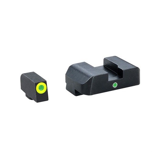 Erlebe präzise Ausrichtung mit dem PRO I-DOT NIGHT SIGHT SET für Glock®! 🌟 Sichtbar bei Tag und Nacht – perfekt für jedes Schießen!