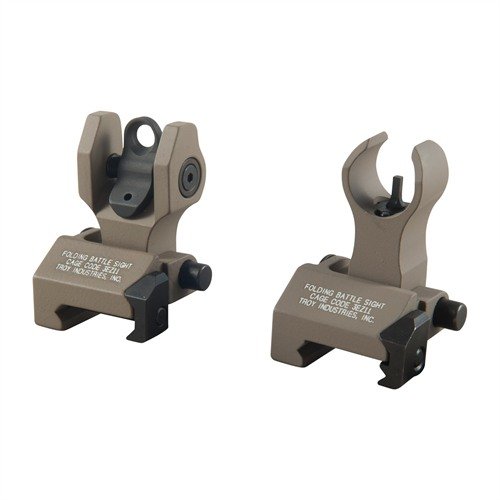 Entdecke das AR-15 HK-Style Front Sight Set von TROY INDUSTRIES. Robust, klappbar und ideal für präzises Zielen! 🔭