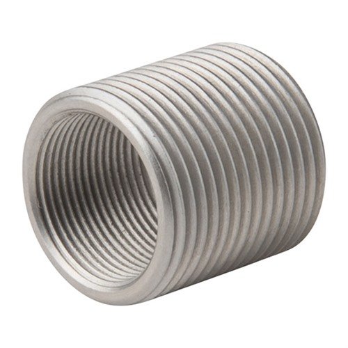 Entdecke den schulterlosen Gewindeadapter 1/2-36 auf 5/8-24 von Precision Armament. 🔧 Perfekte Passform und Ausrichtung für deine Mündungsgeräte!