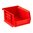 SINCLAIR INTERNATIONAL STACKABLE BULLET BIN, SMALL, RED