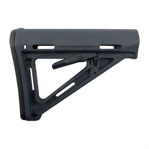 Entdecke den AR-15 MOE Stock von Magpul in Grau! 💪 Robuste, ergonomische Bauweise für besten Komfort und Kontrolle beim Schießen.