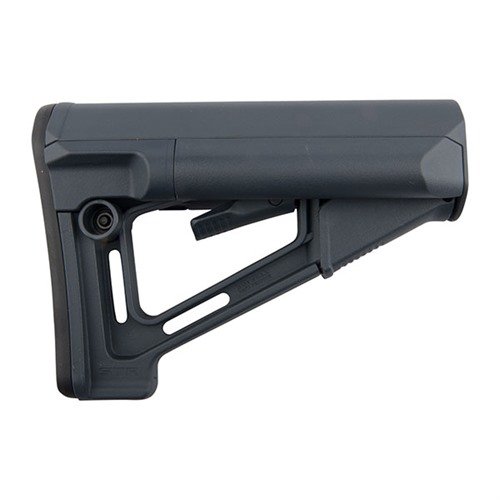 Entdecke den Magpul AR-15 STR Stock in Grau! 🌟 Mit zwei Batteriefächern und einem soliden Grip für perfekten Komfort und Sicherheit.