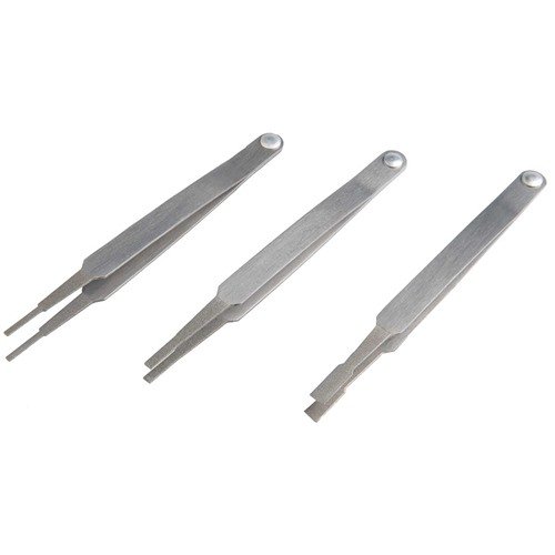 Entdecke die 3-teiligen Diamond Tip Pinzetten von RAMRODZ INC. 🛠️ Präzision für dein Gunsmithing-Set mit diamantbeschichteten Spitzen!