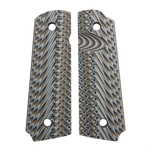 Entdecke die 1911 OPERATOR II G10 GRIPS in Predator Green 🌟. Robuste Griffe für besten Halt und extreme Bedingungen – ideal für Wettkampfschützen!