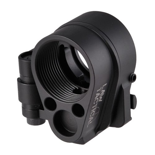Entdecke den LAW TACTICAL AR-15/M16 GEN3-M FOLDING STOCK ADAPTER für einfacheren Transport 🚗. Robuster Stahl, einstellbare Scharnierspannung und mehr!