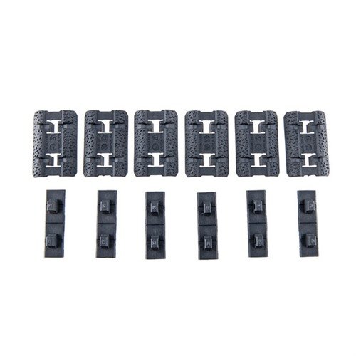 Entdecke die AR-15 M-LOK Rail Cover Typ 2 in Grau! 🛡️ 6-teilig für individuellen Look und besseren Halt auf deinem M-LOK-System.