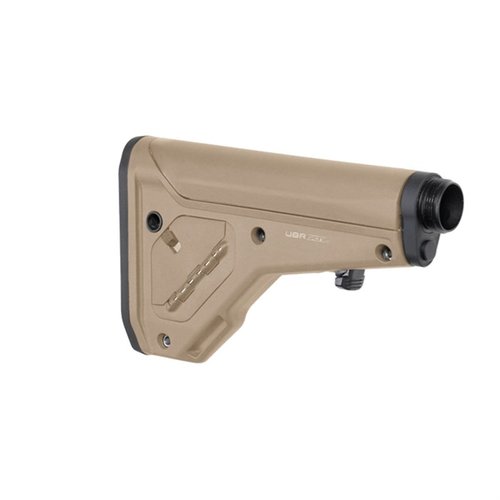 Entdecke den AR-15 UBR 2.0 COLLAPSIBLE STOCK in FDE. 💪 Bietet Stabilität und Komfort in 8 Positionen – perfekt für dein nächstes Abenteuer!