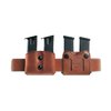 Entdecke den DOUBLE MAG CARRIER von GALCO! 🏷️ Hochwertiges Sattelleder, beidseitig tragbar und perfekt für deinen Gürtel. Ideal für .45 Magazine!