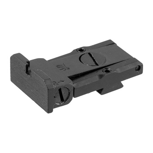 Entdecke die 1911 Fully Adjustable Rear Sight von L.P.A. SIGHTS! 🔧 Perfekt für Bo-Mar-Stil Kimmeschnitte. Hol dir Präzision für dein Schießen!
