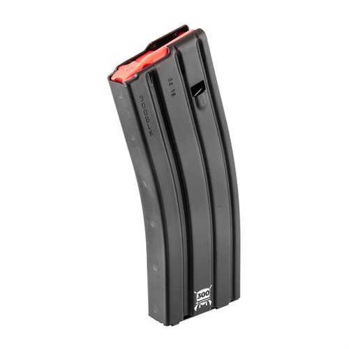Entdecke das AR-15 300 Blackout Magazin mit rotem Follower! 🔥 Aluminium, 30 Schuss Kapazität - perfekt für dein nächstes Abenteuer!