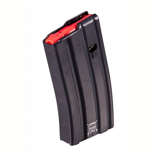 Entdecke das AR-15 300 Blackout Magazin mit rotem Follower! 🔥 Aluminium, 20 Schuss Kapazität - perfekt für dein nächstes Abenteuer!