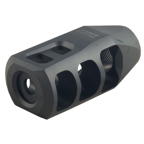 Entdecke den M11 Severe-Duty Muzzle Brake für 6.5 Kaliber. 🚀 Überlegene Rückstoßkontrolle und präzise Verarbeitung für höchste Genauigkeit!