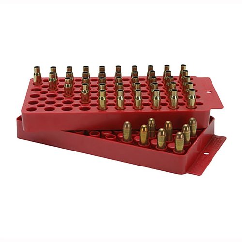 Entdecke das MTM CASE-GARD UNIVERSAL RELOADING TRAY! 🎯 Ideal für 50 Runden, kompatibel mit vielen Kalibern. Perfekt für jeden Reloader!