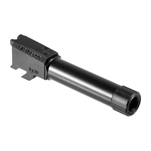Montiere einen Schalldämpfer mit dem SilencerCo S&W M&P Shield Gewindelauf ✨ für leises Üben und Heimschutz. Robuste Bauweise für deinen M&P!
