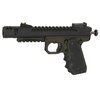 VOLQUARTSEN SCORPION, .22 LR 1911 STYLE OD GREEN, HOGUE, 4.5 ", COMPEN