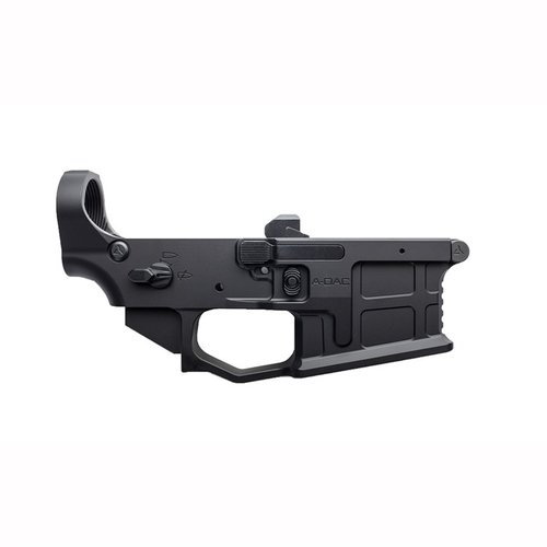 Der A-DAC 15 Ambidextrous Lower Receiver aus 7075-T6 Aluminium bietet dir eine bequeme Bedienung mit Talon Safety Selector und A-DAC für einfaches Bolt Lock.