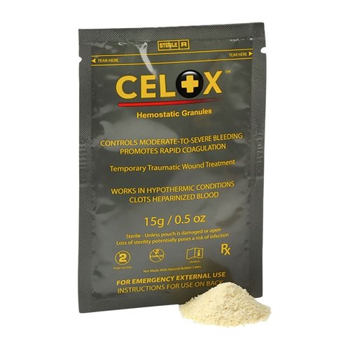 Stoppe schwere Blutungen schnell mit Celox™ Granulaten! 🩹 Einfach zu verwenden und effektiv für alle Wunden. Ideal für Notfälle!